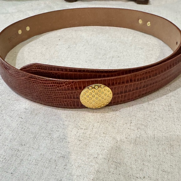 Laura Biagiotti Vintage Italian Cowhide Belt - Picture 4 of 10